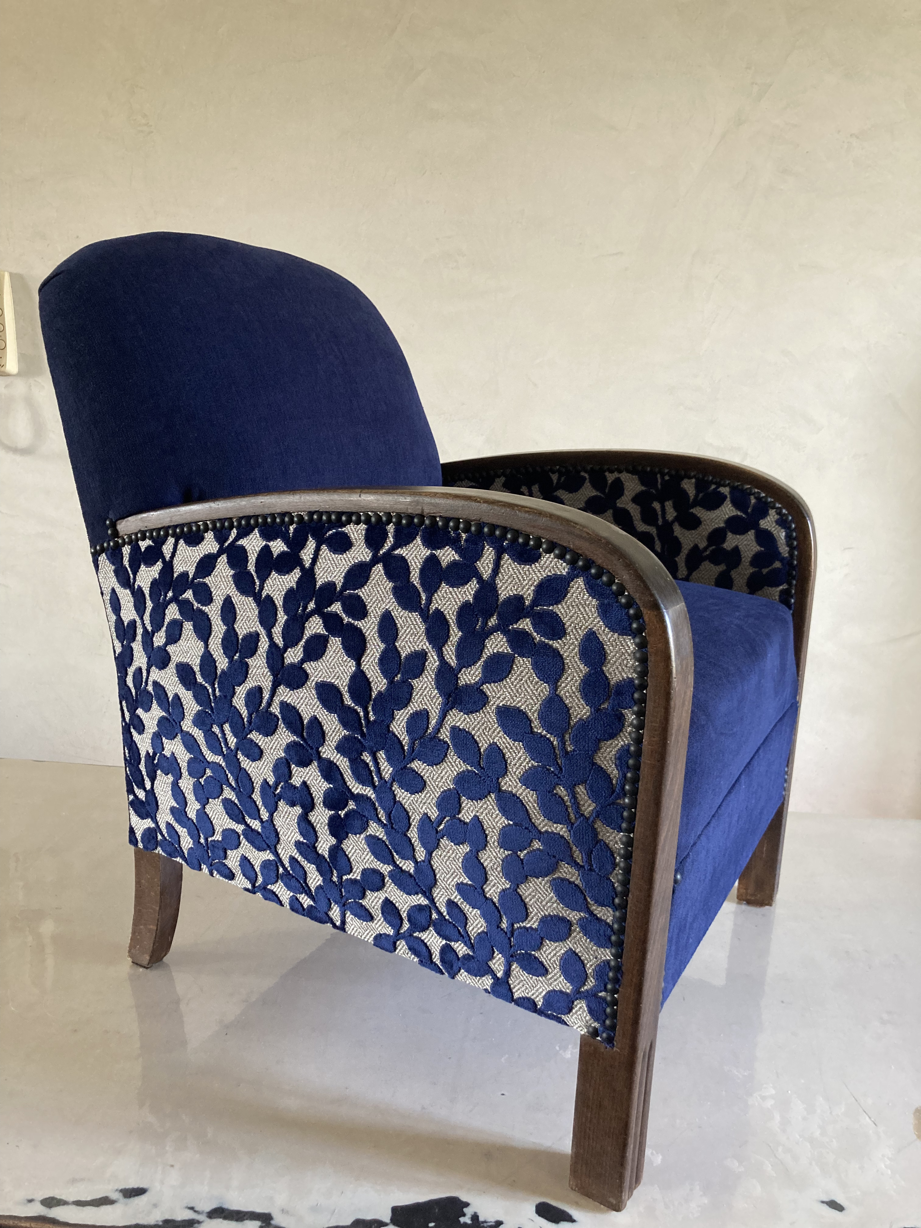 Fauteuil studio chiné